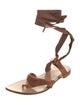Sarah Flint Leather Gladiator Sandals