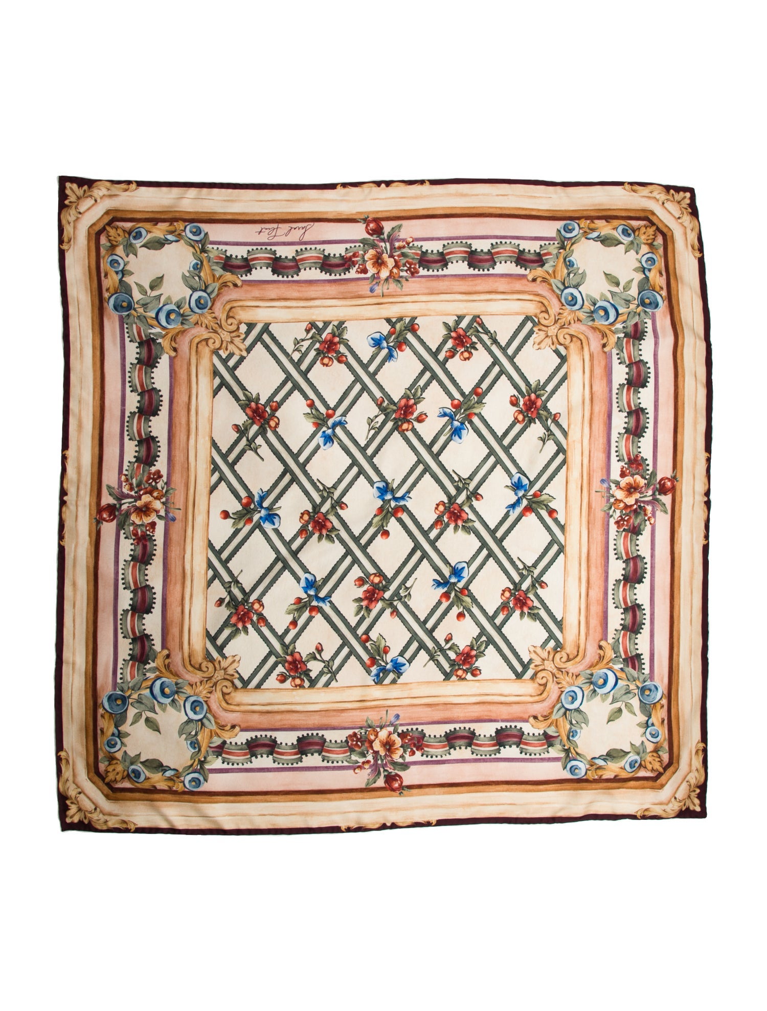 Sarah Flint Silk Printed Scarf