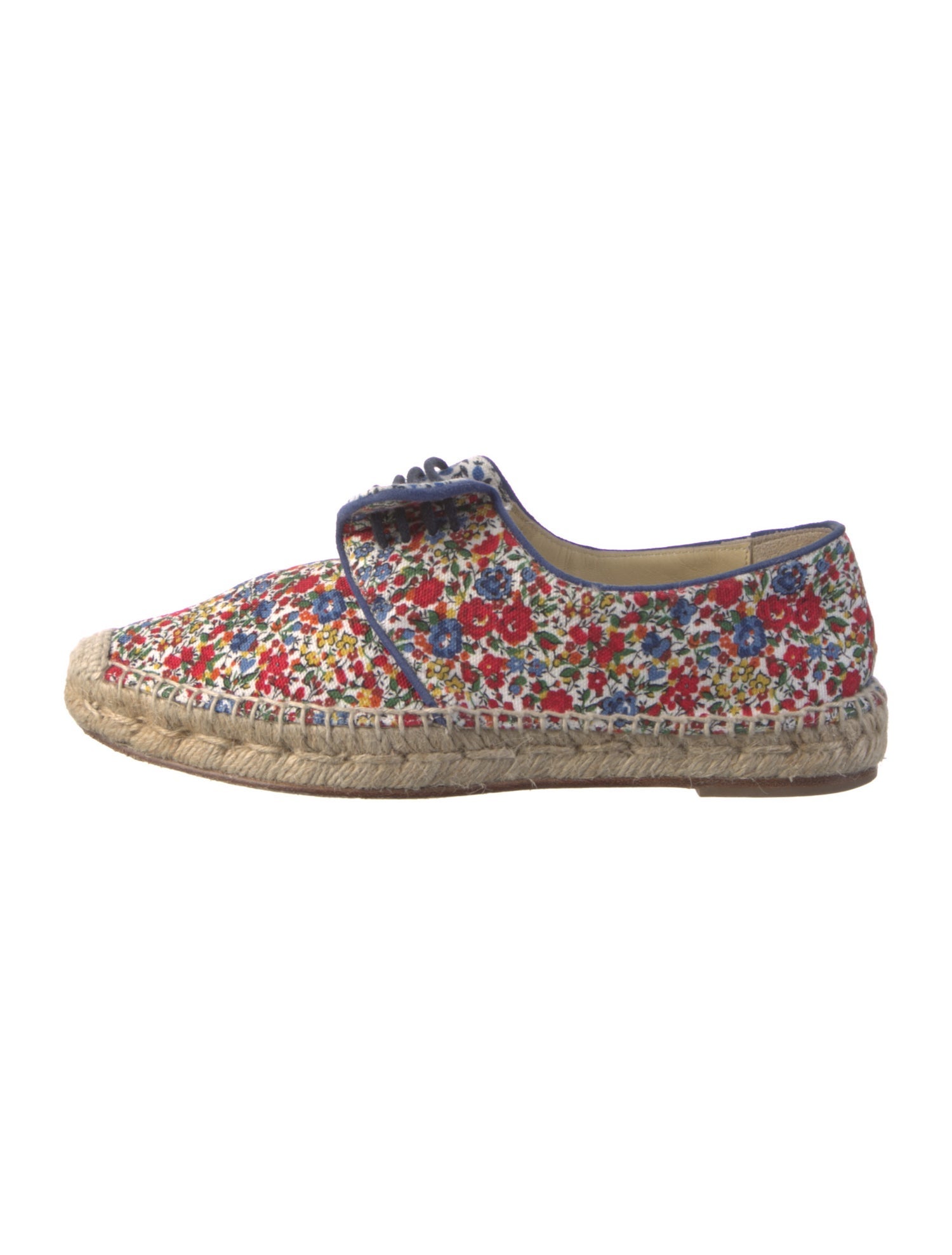 Sarah Flint Canvas Floral Print Espadrilles