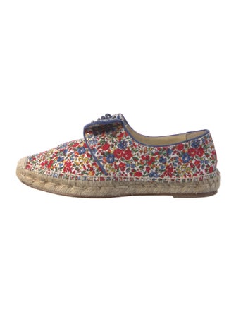 Sarah Flint Canvas Floral Print Espadrilles