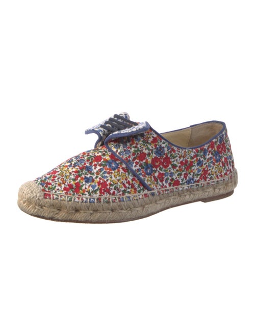 Sarah Flint Canvas Floral Print Espadrilles