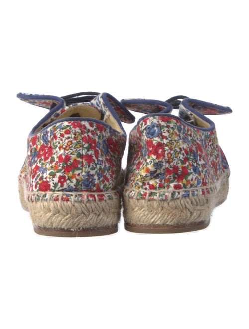 Sarah Flint Canvas Floral Print Espadrilles