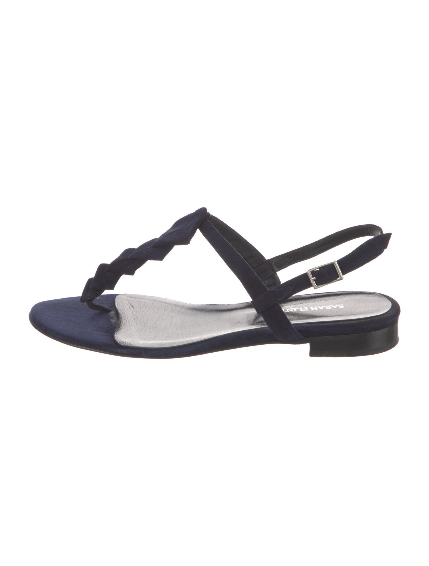 Sarah Flint Satin Slingback Sandals