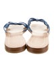 Sarah Flint Leather Bow Accents Slides