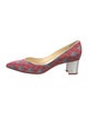 Sarah Flint Canvas Printed Pumps