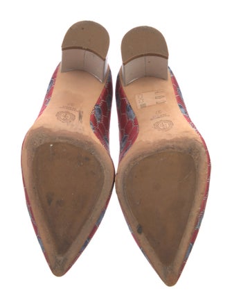 Sarah Flint Canvas Printed Pumps