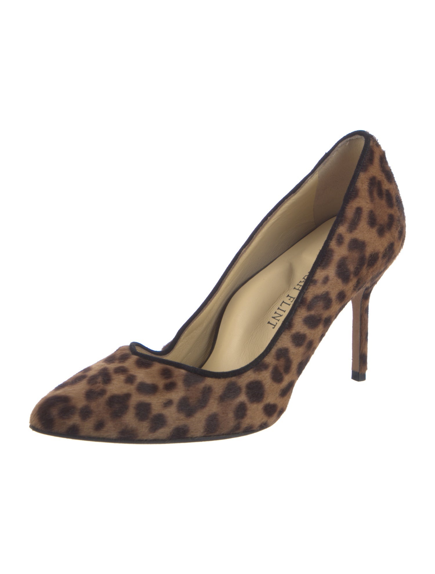 Sarah Flint Ponyhair Animal Print Pumps