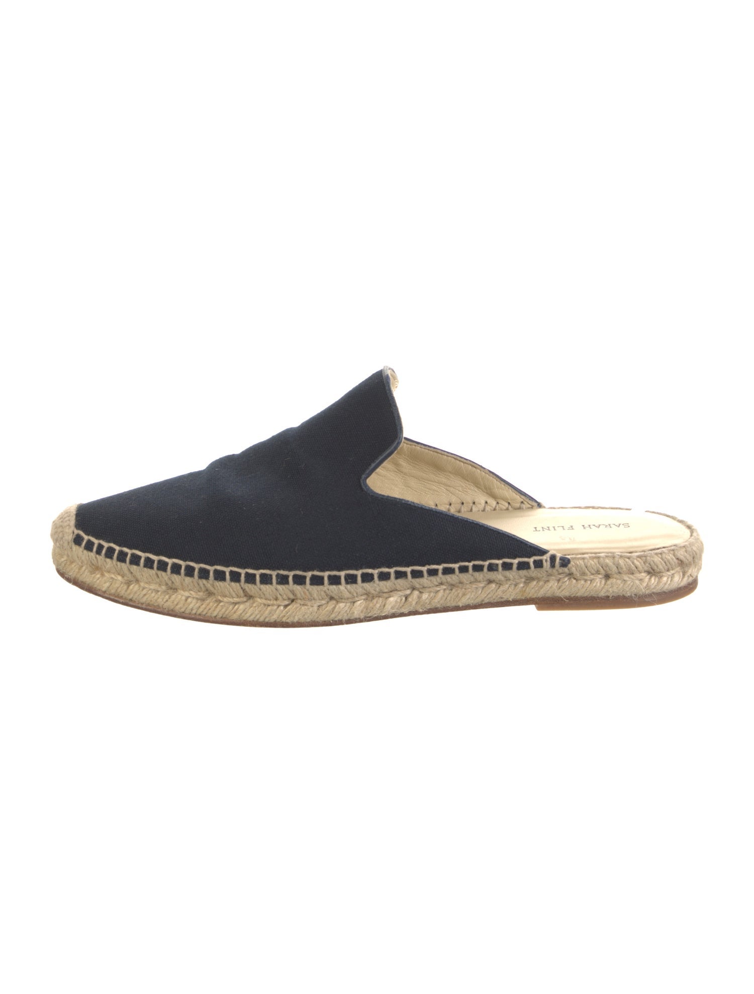 Sarah Flint Canvas Colorblock Pattern Mules