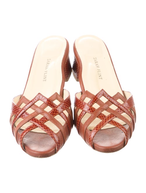 Sarah Flint Leather Slides