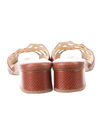 Sarah Flint Leather Slides