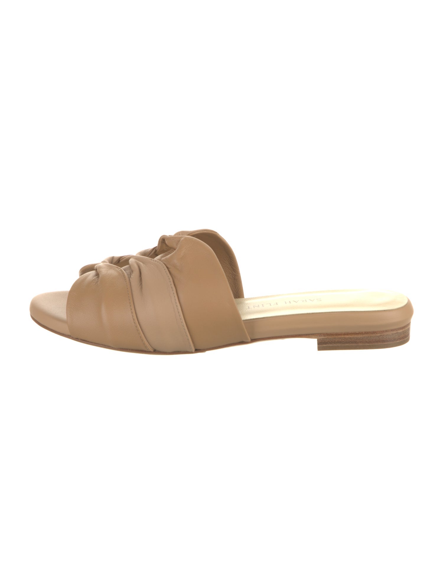 Sarah Flint Leather Slides w/ Tags