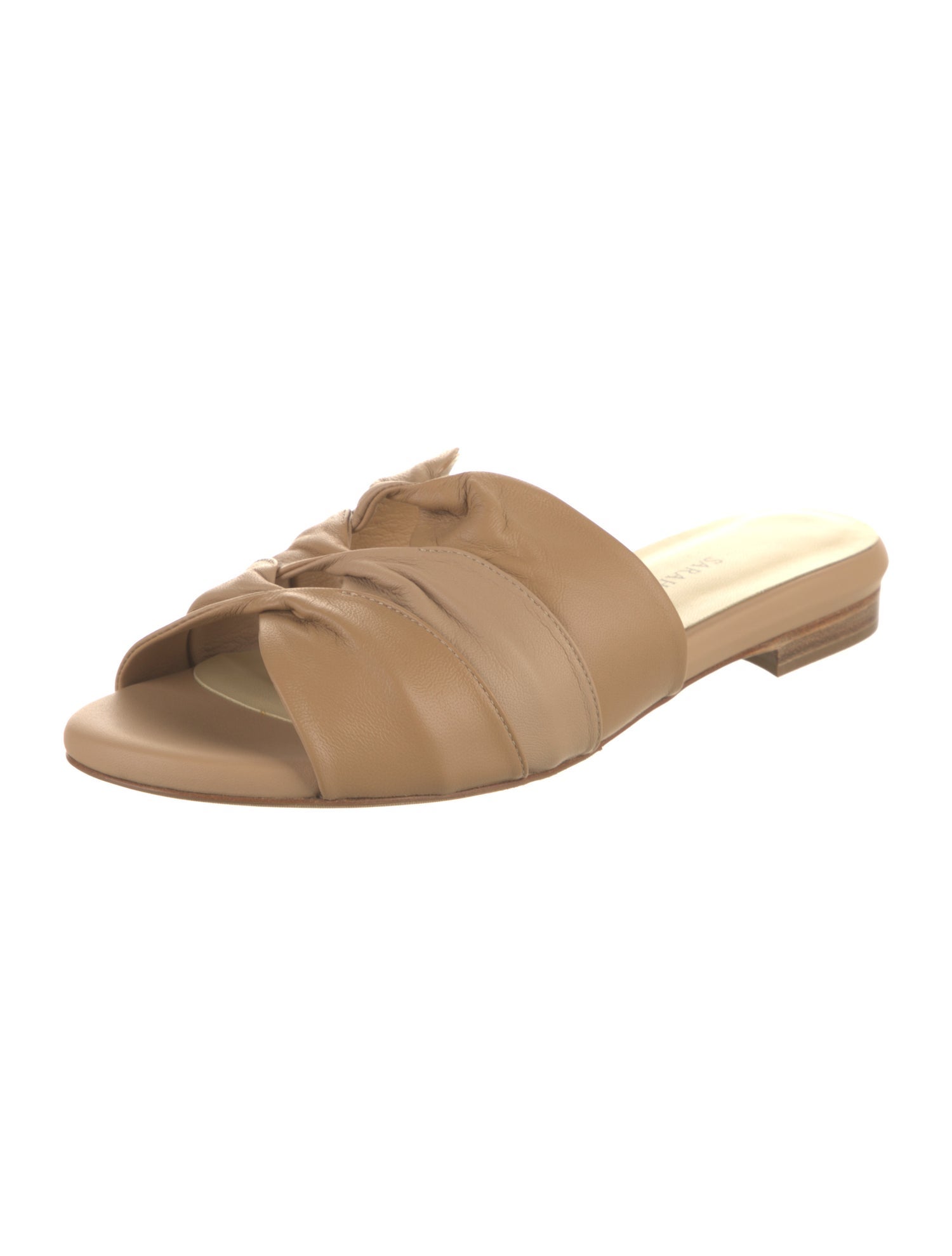 Sarah Flint Leather Slides w/ Tags