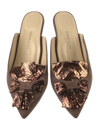 Sarah Flint Suede Mules