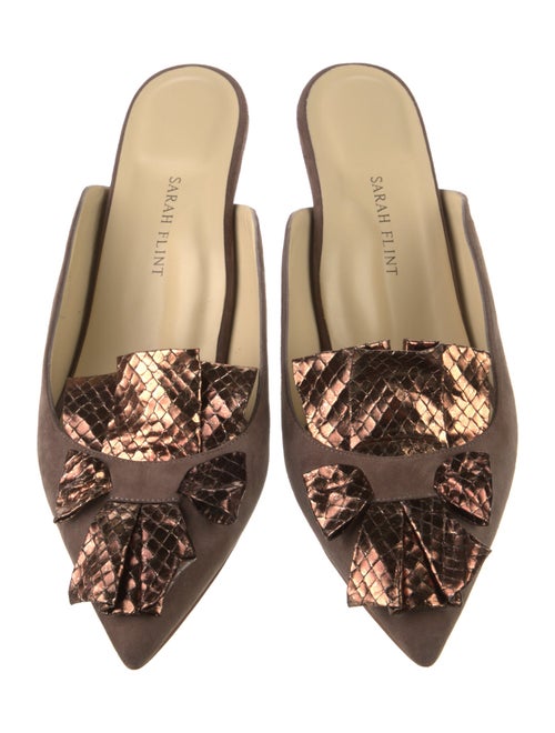 Sarah Flint Suede Mules