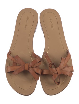Sarah Flint Leather Slides