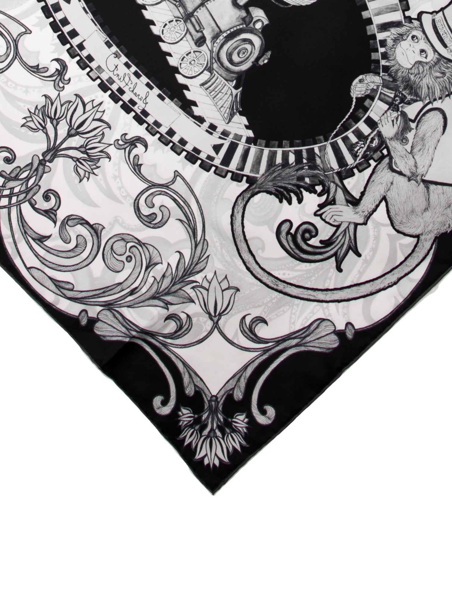 Sarah Flint Silk Printed Scarf