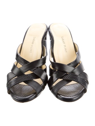 Sarah Flint Leather Slides