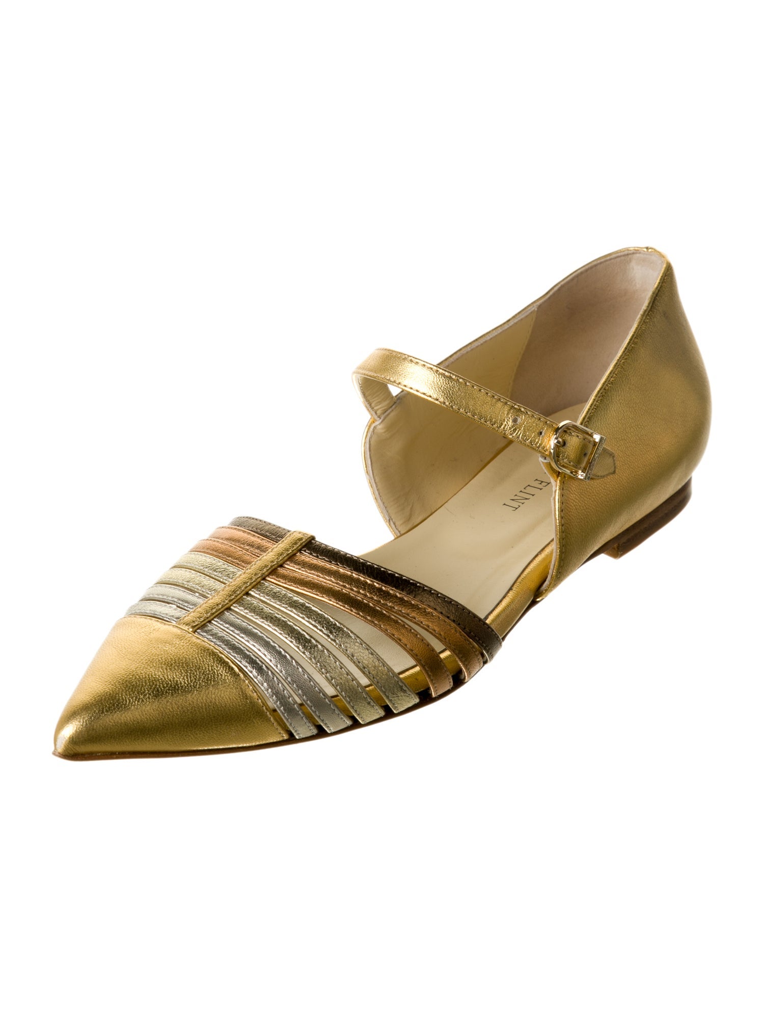 Sarah Flint Leather Mary Jane Flats