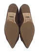 Sarah Flint Suede Bow Accents Ballet Flats