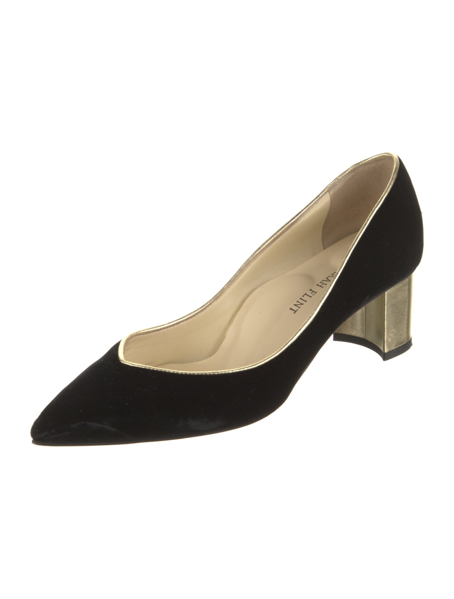 Sarah Flint Velvet Pumps