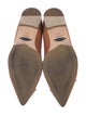 Sarah Flint Leather Bow Accents Ballet Flats