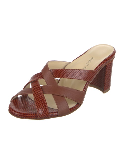 Sarah Flint Leather Slides