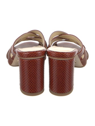 Sarah Flint Leather Slides