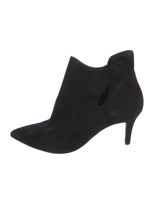 Sarah Flint Suede Keyhole Accent Boots