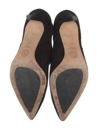 Sarah Flint Suede Keyhole Accent Boots