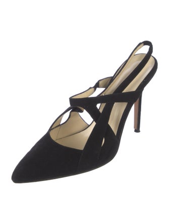 Sarah Flint Suede Slingback Sandals