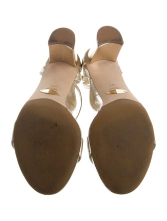 Sarah Flint Leather Cutout Accent Sandals