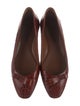 Sarah Flint Calf Leather Printed Ballet Flats