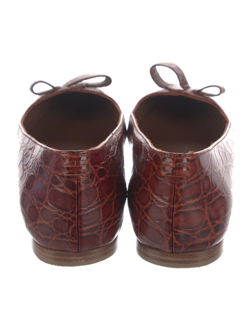 Sarah Flint Calf Leather Printed Ballet Flats