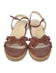 Sarah Flint Leather Espadrilles