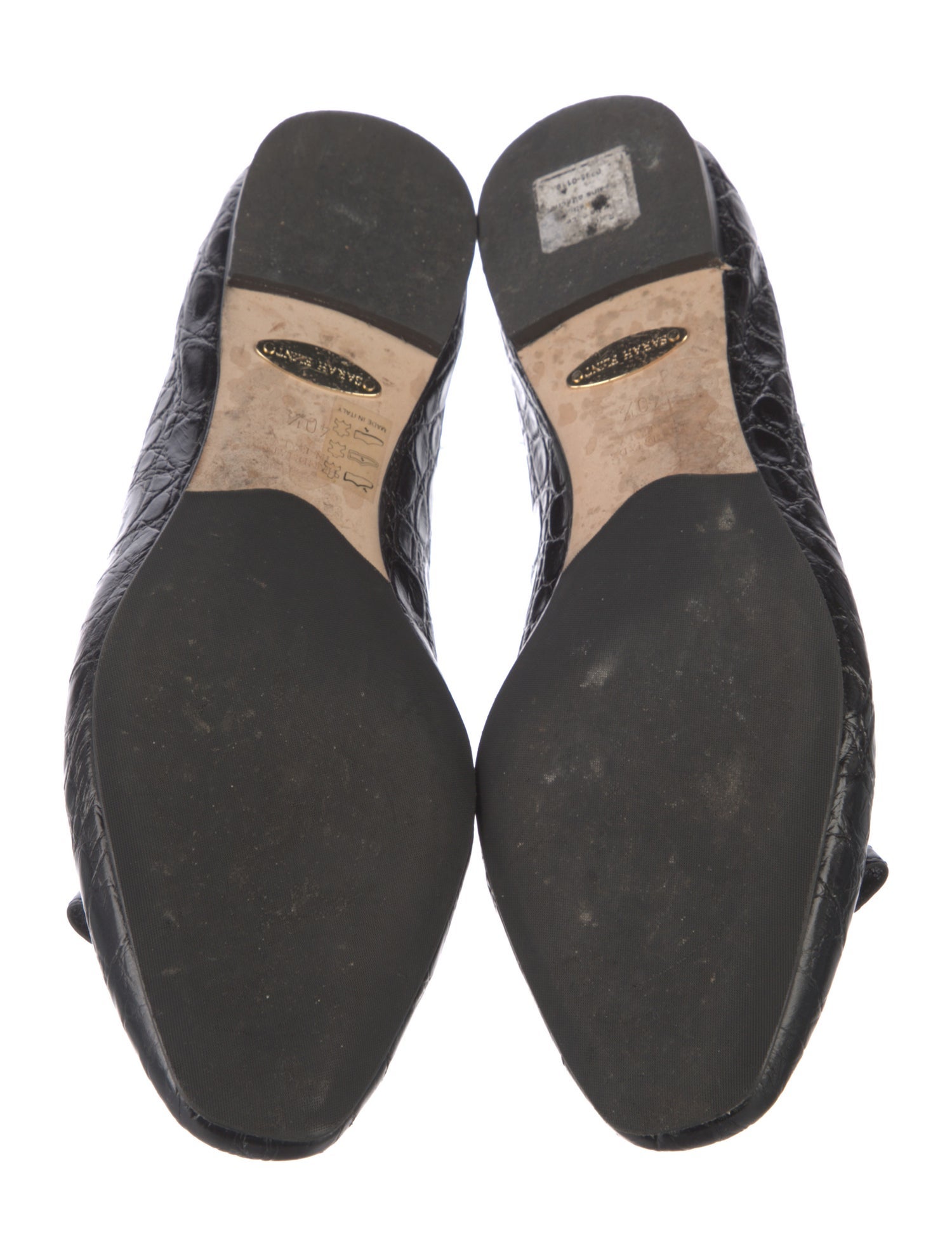 Sarah Flint Leather Ballet Flats