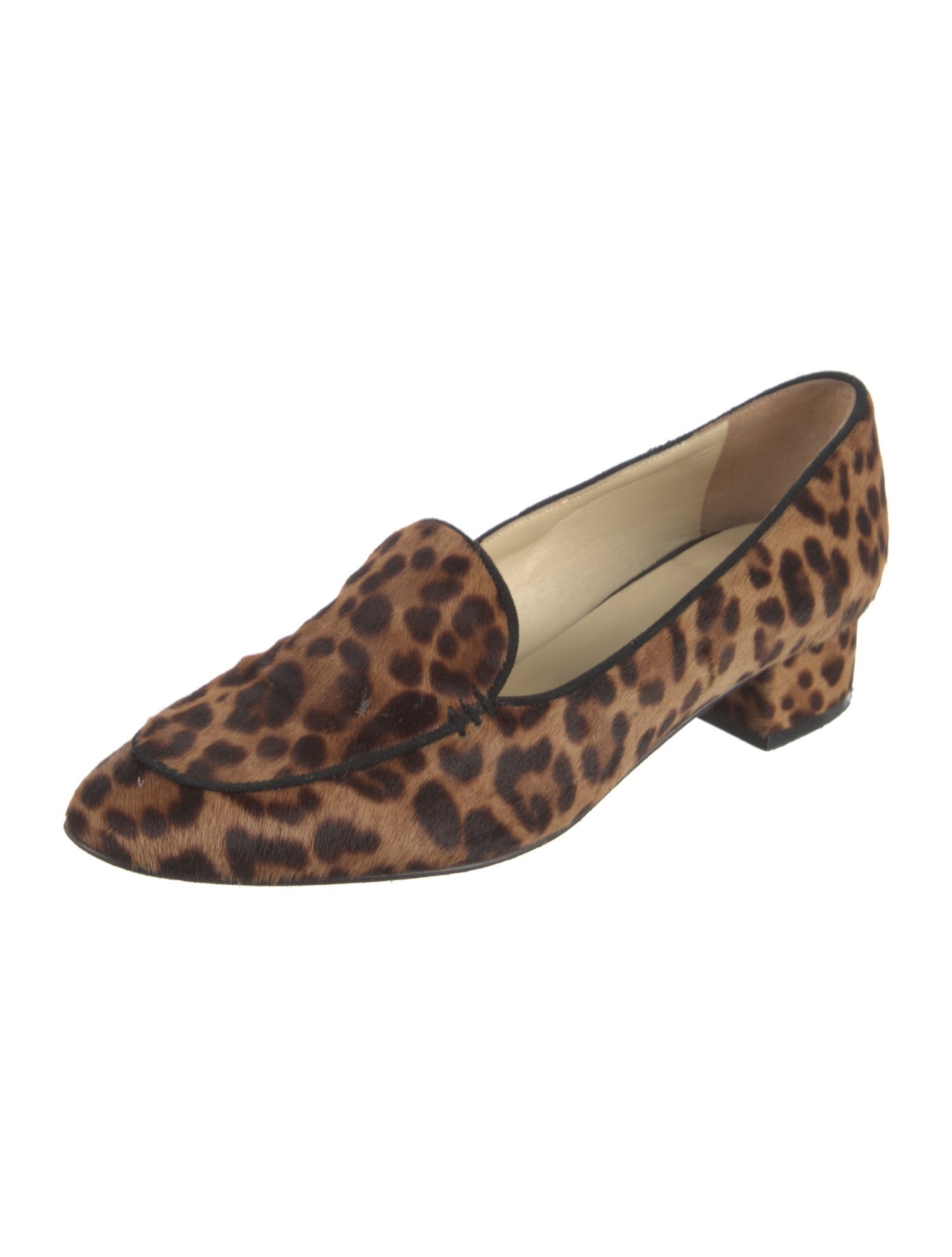 Sarah Flint Ponyhair Animal Print Pumps