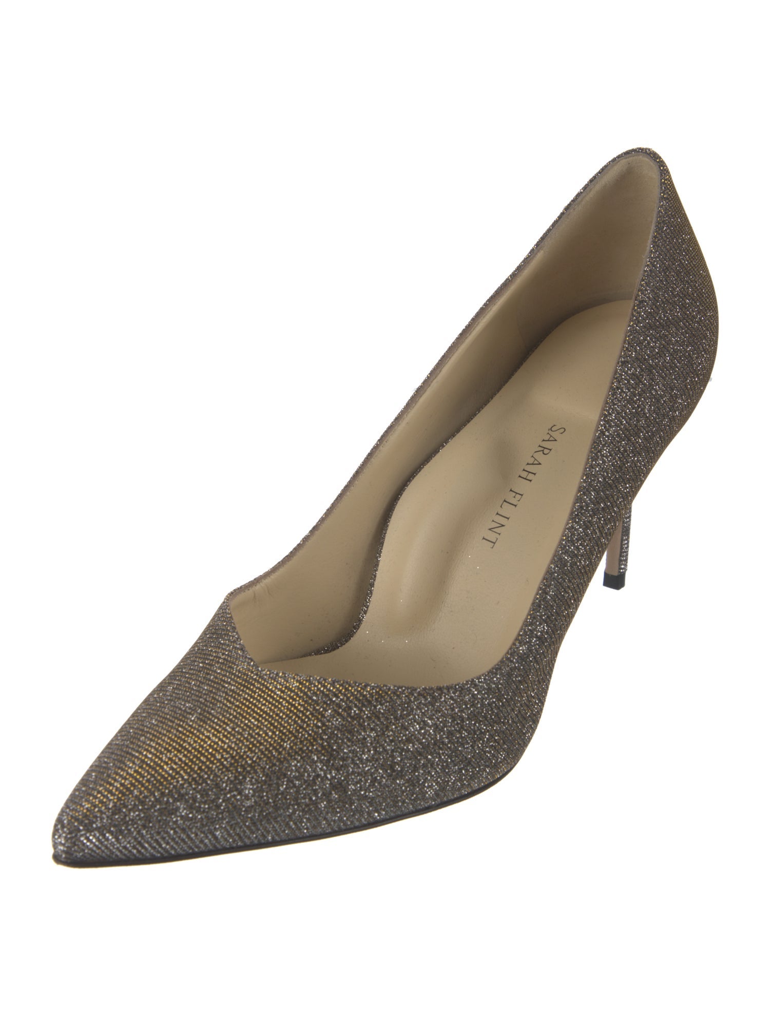 Sarah Flint Glitter Pumps