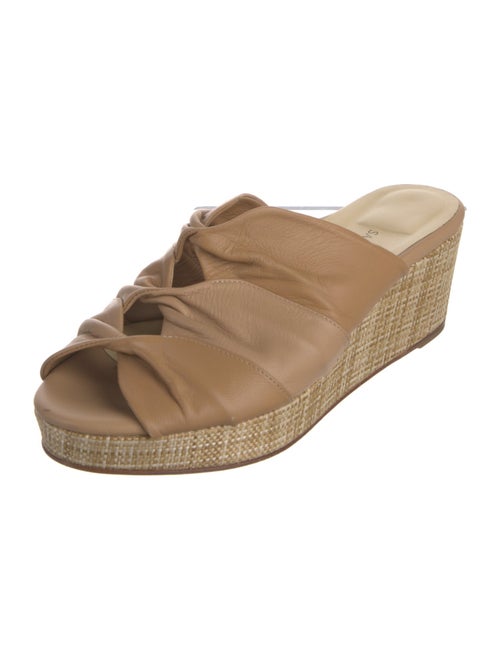 Sarah Flint Leather Espadrilles