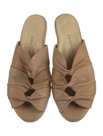 Sarah Flint Leather Espadrilles