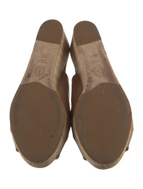 Sarah Flint Leather Espadrilles