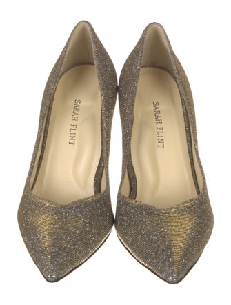 Sarah Flint Polka Dot Print Pumps