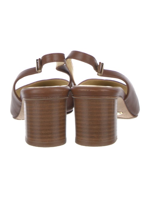 Sarah Flint Leather Slingback Pumps