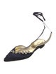 Sarah Flint Satin Slingback Flats
