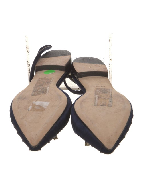 Sarah Flint Satin Slingback Flats