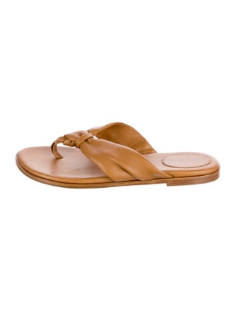 Sarah Flint Leather Slides