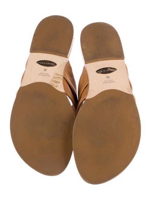 Sarah Flint Leather Slides