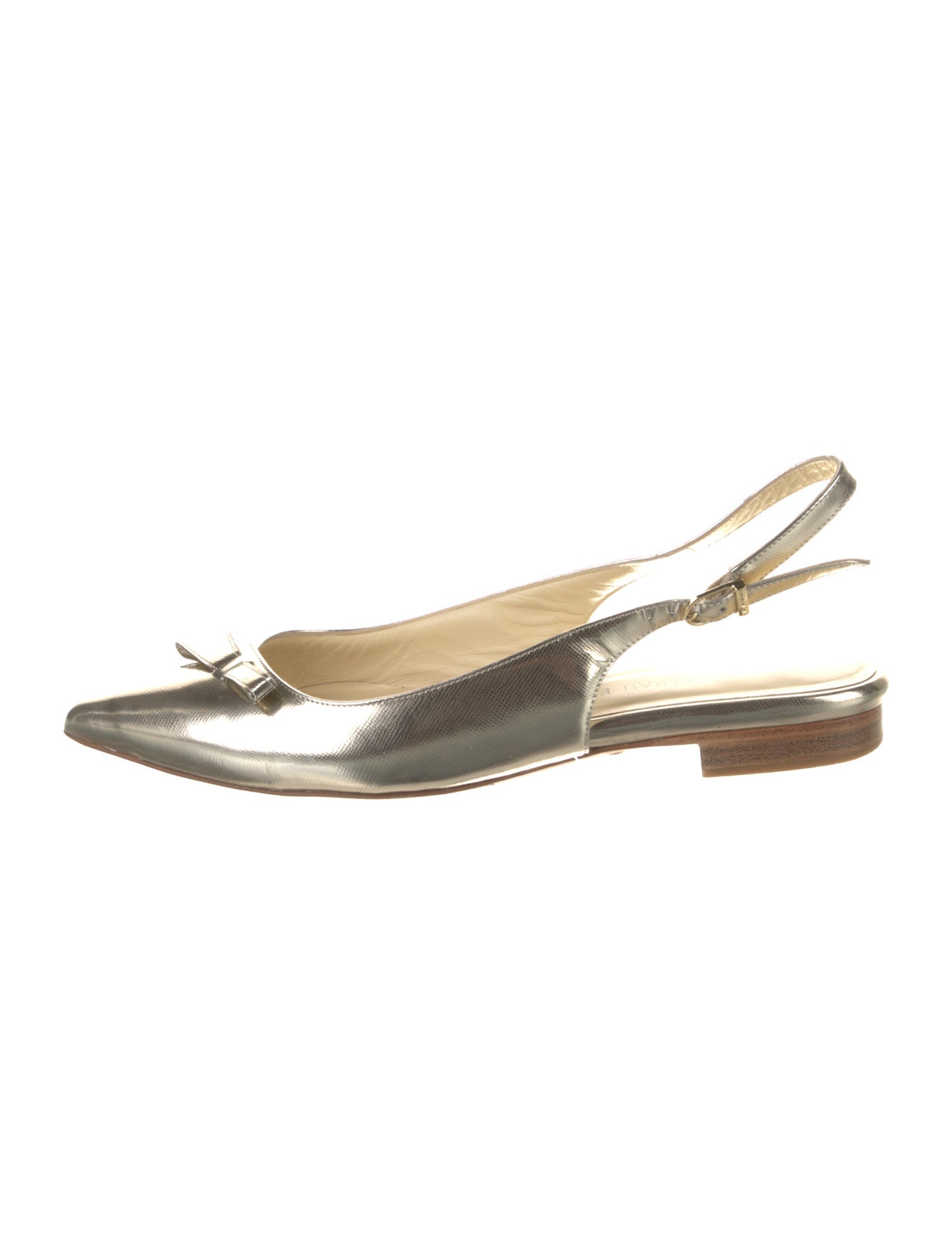 Sarah Flint Leather Slingback Flats