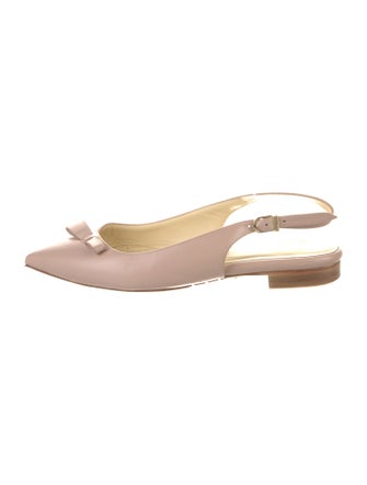 Sarah Flint Leather Slingback Flats