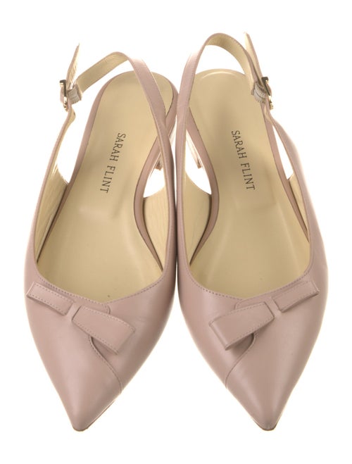 Sarah Flint Leather Slingback Flats
