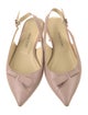 Sarah Flint Leather Slingback Flats